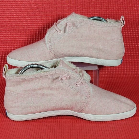 Keds Chillax Pink Lined Chukka Style Booties - Women's 7.5 - Picture 2 of 8